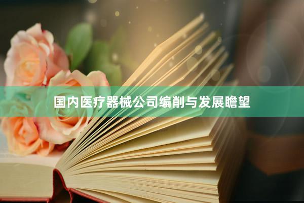 国内医疗器械公司编削与发展瞻望